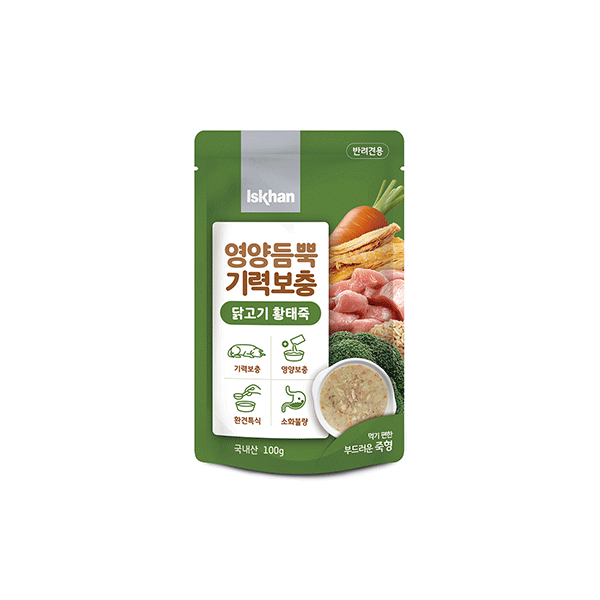 [이즈칸] 독 닭고기황태죽 100g
