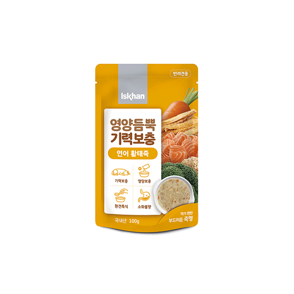 [이즈칸] 독 연어황태죽 100g