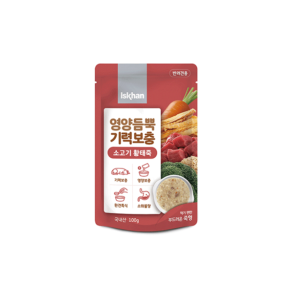 [이즈칸] 독 소고기황태죽 100g