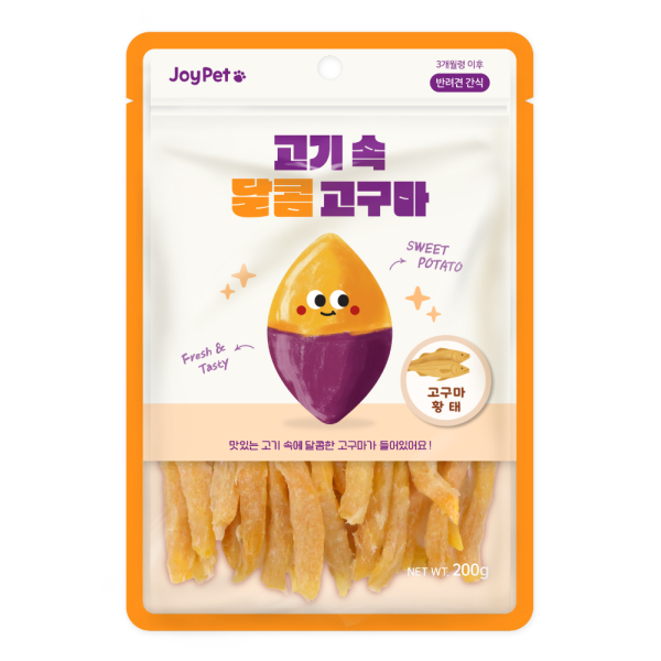 신상 5+1증! [조이펫] 고기속 달콤 고구마 (황태/200g)