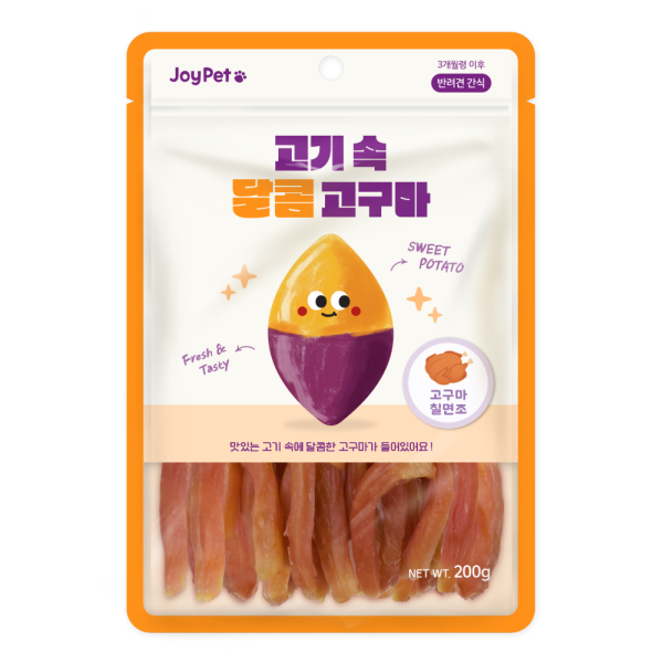 신상 5+1증! [조이펫] 고기속 달콤 고구마 (칠면조/200g)