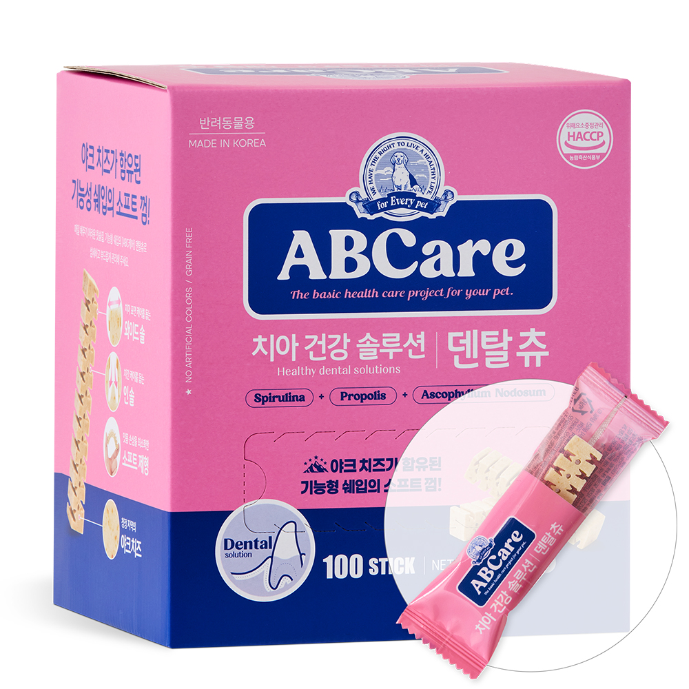 [ABCare] 덴탈츄 덴탈 (S/100p)