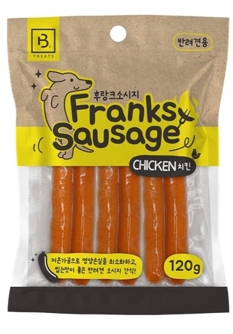 브리더랩)후랑크소시지 치킨 120g [1+1 행사]