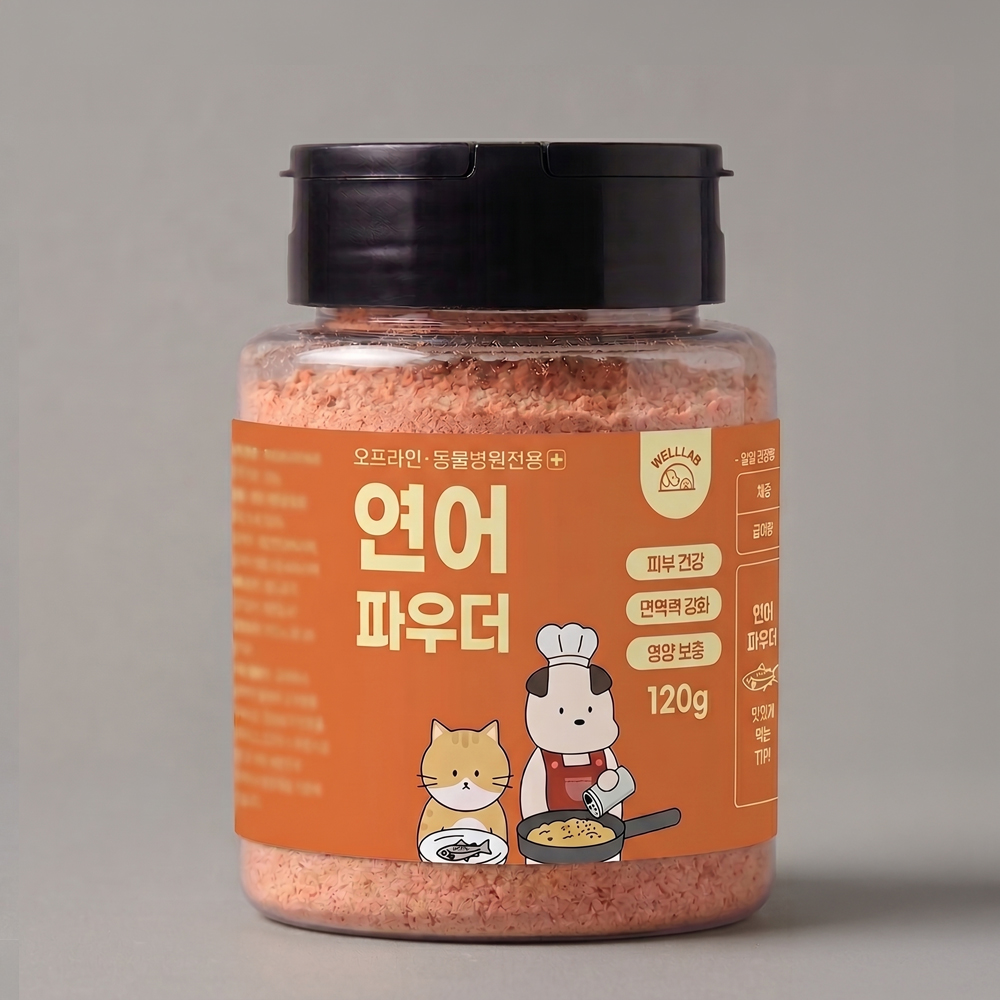 [웰랩] 국내산 파우더 (연어/120g)