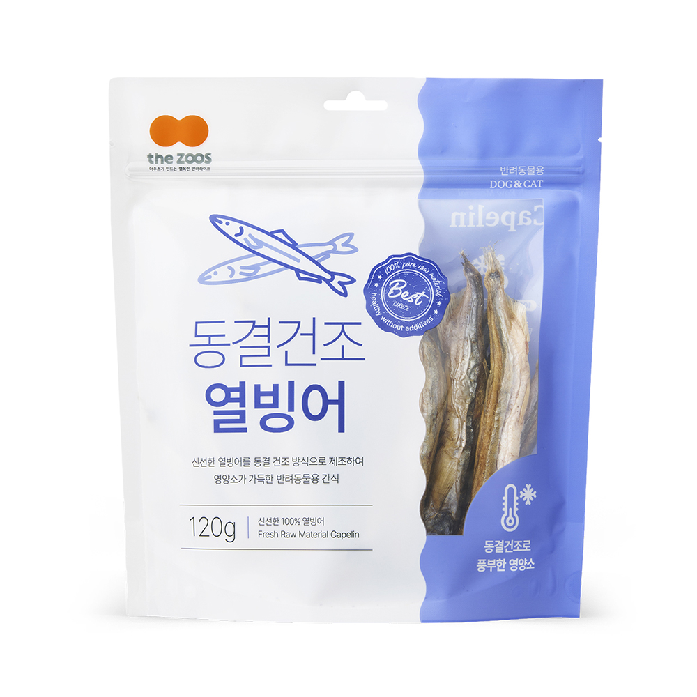 [더주스] 동결건조 열빙어 120g