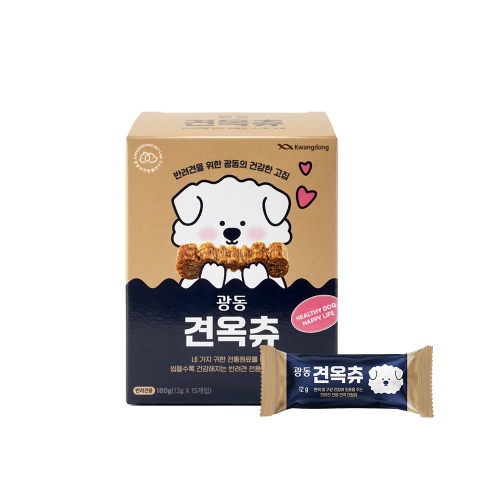 광동 견옥츄 덴탈껌 12g x 15개입
