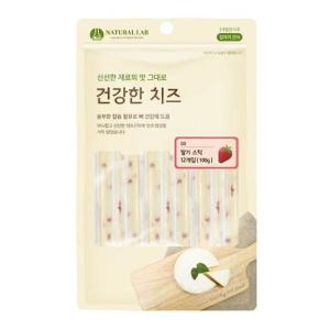 네츄럴랩 건강한치즈 딸기 스틱 12p
