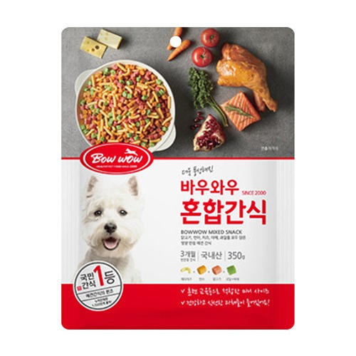 바우와우 간식350g (혼합)