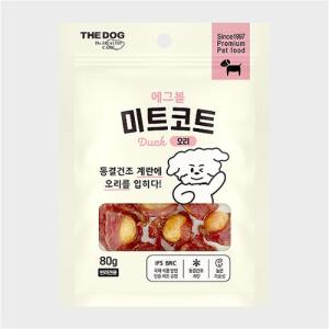 더독 미트코트 에그볼 오리 80g