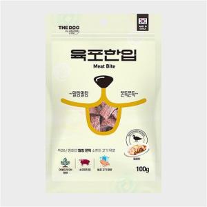 더독 육포한입 오리 100g