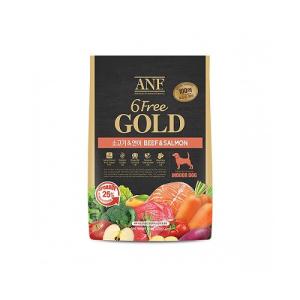 ANF 6free 골드 인도어 독 소고기+연어 1.6kg