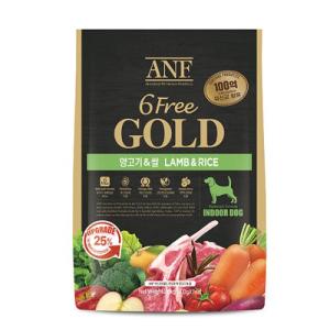 ANF 6free 골드 인도어 독 양고기+쌀 3.6kg