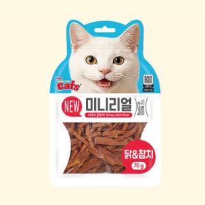 더캣츠 뉴 미니리얼 닭고기+참치 70g