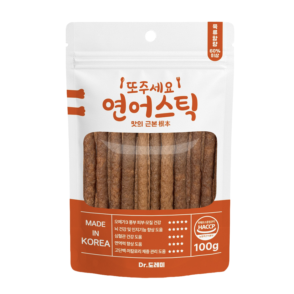5+1증정! [또주세요] 맛의근본 져키스틱 연어 (100g)