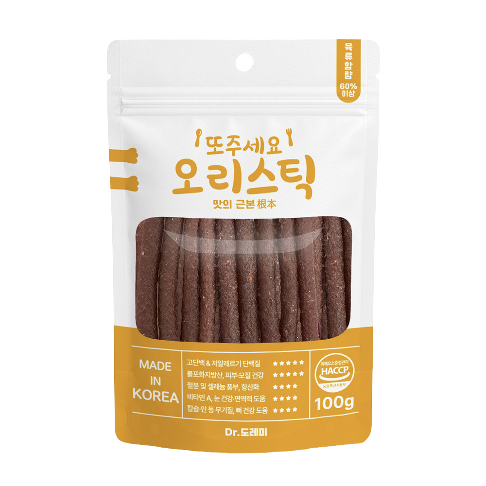 5+1증정! [또주세요] 맛의근본 져키스틱 오리고기 (100g)