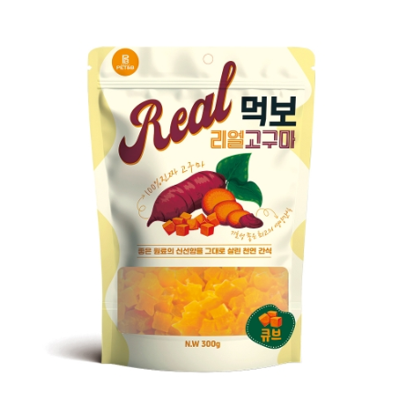 [먹보리얼] 고구마 큐브 (300g)