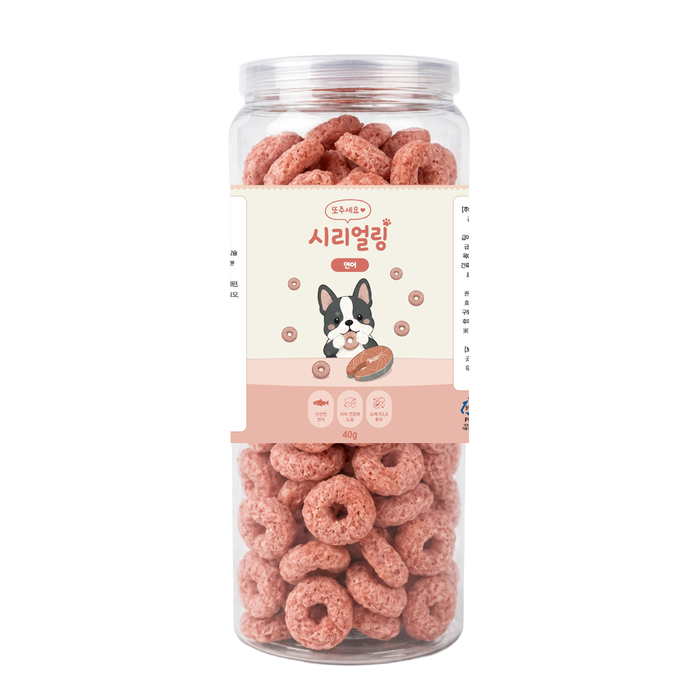 또주세요 가수분해시리얼링 (연어/피부)40g