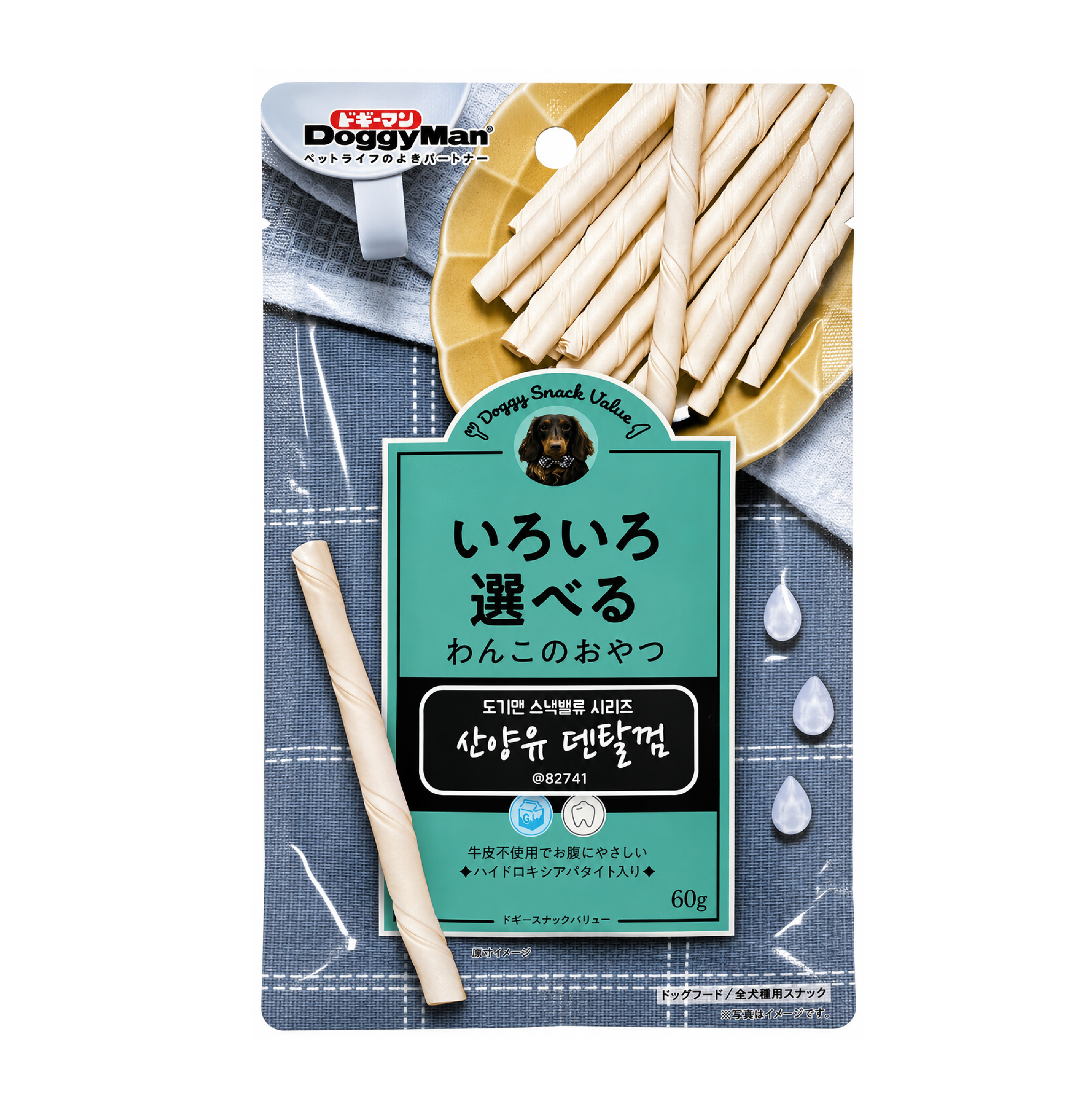 2+1증정! [도기맨] 스낵밸류 산양유 덴탈껌 (60g)