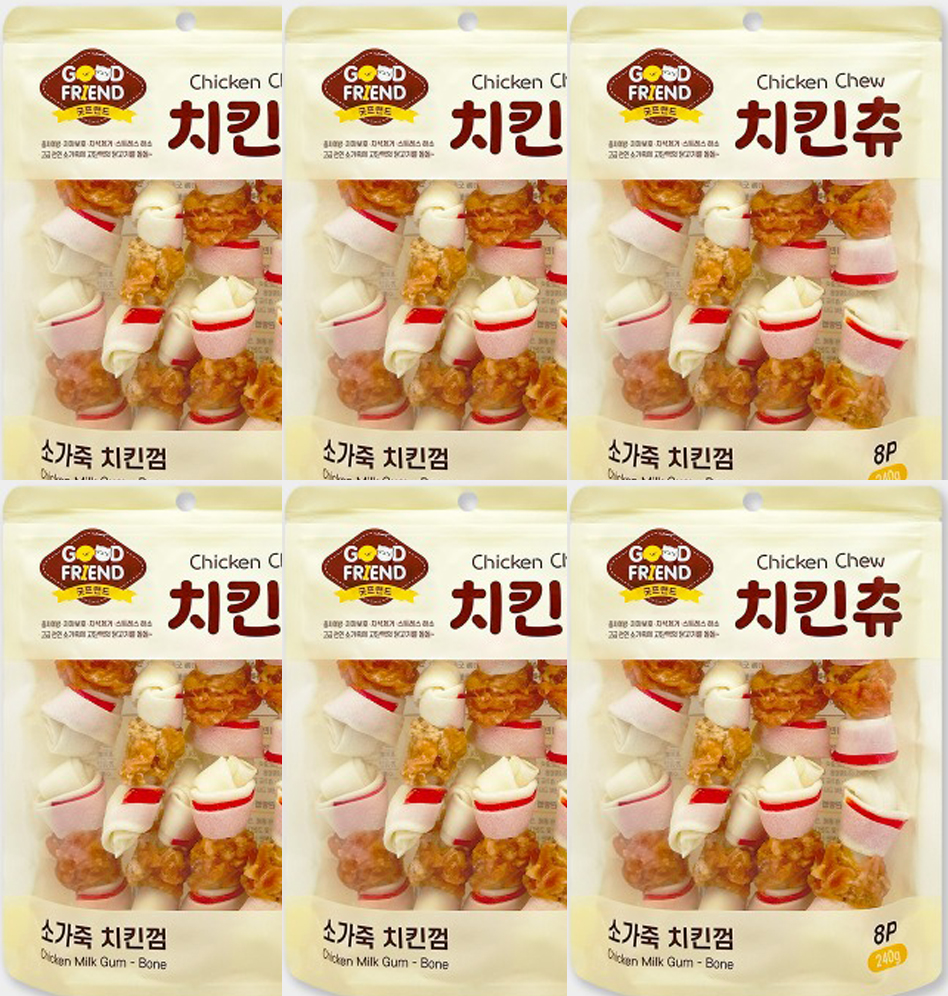 [두빈펫] 굿프랜드 치킨츄 (8px6개)