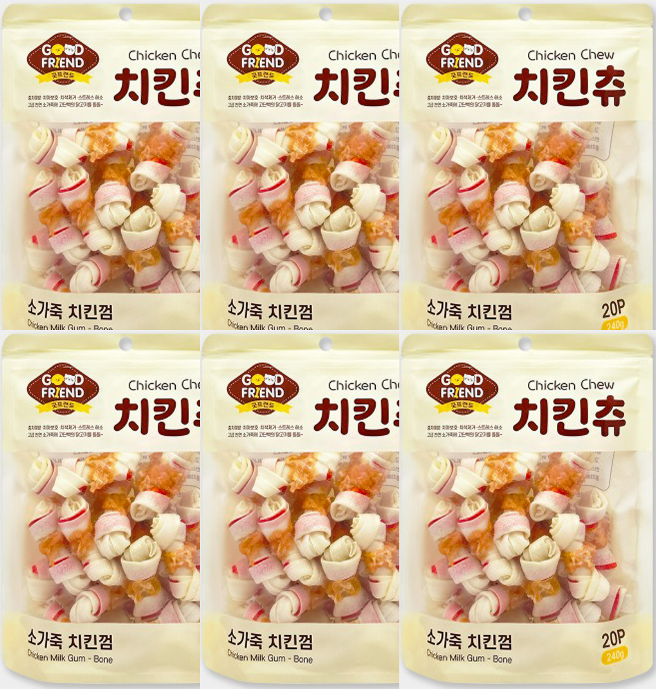 [두빈펫] 굿프랜드 치킨츄 (20px6개)