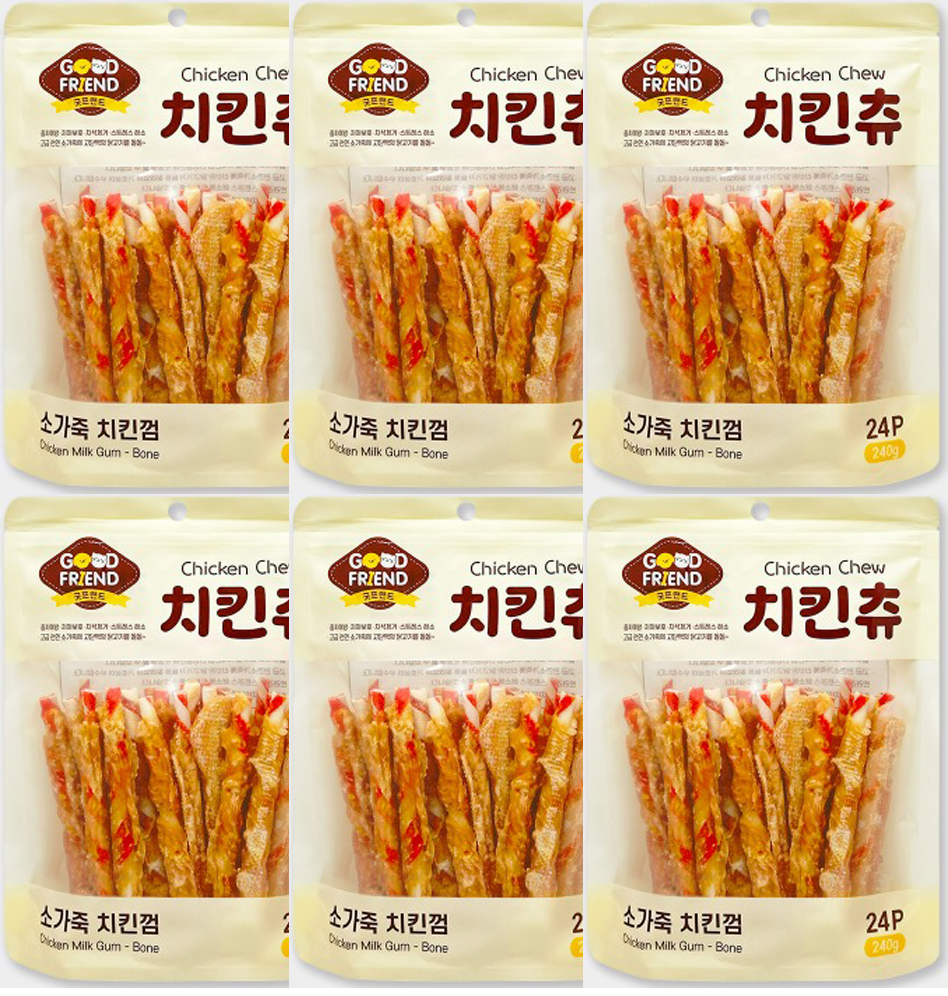 [두빈펫] 굿프랜드 치킨츄 (24px6개)