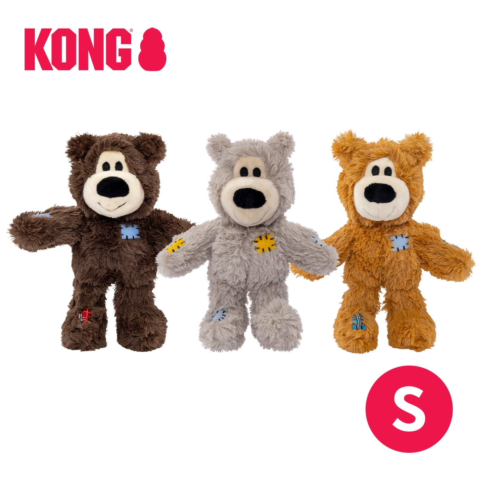 콩 곰돌이 애착인형-소(로프,삑삑이)