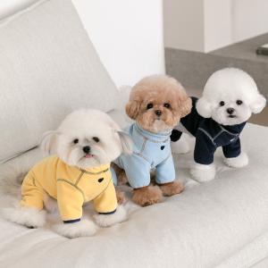 [펫츠랜드] 수플레 후리스 올인원 3color (S-2XL)