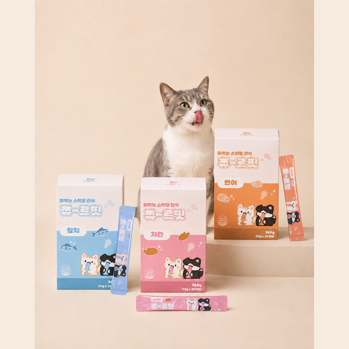 [페네핏] 쮸르핏 짜먹는 고양이 스틱 (3종/30p)