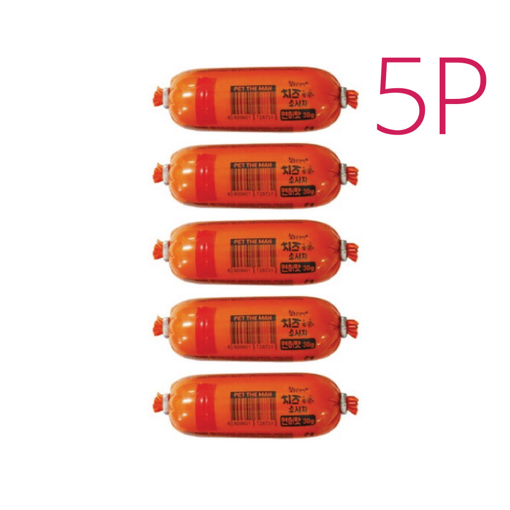 ◆[참좋은간식](5개입) 치즈콕콕 소시지 (연어맛/30g) - [가격 인하 행사]