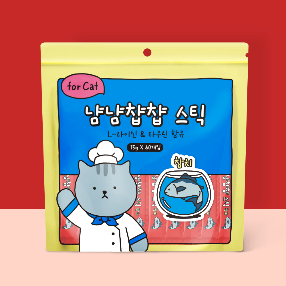 [냠냠챱챱] 스틱 참치(15gX60p)