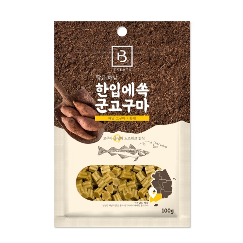 임박특가! [한입에쏙] 군고구마&황태 (100g)