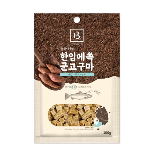 임박특가! [한입에쏙] 군고구마&연어 (100g)