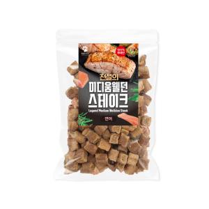 전설의 미디엄웰던 스테이크 (연어/100g)