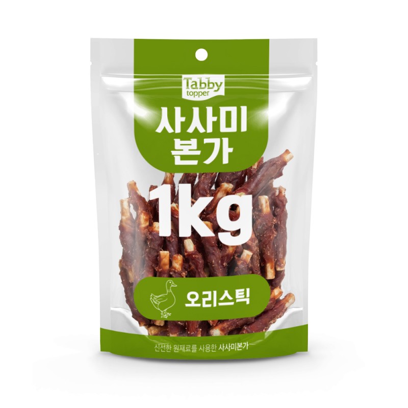 [Tabby] 테비사사미 본가 오리스틱 (1kg)