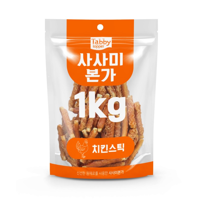 [Tabby] 테비사사미 본가 치킨스틱 (1kg)