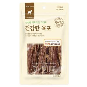 건강한육포 통건조 오리가슴살육포 90g