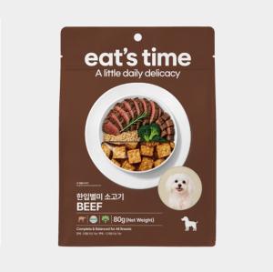 바우와우 잇츠타임 한입별미 소고기 80g