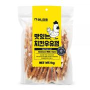 애니피플 맛있는 치킨우유껌 1kg 강아지대용량간식