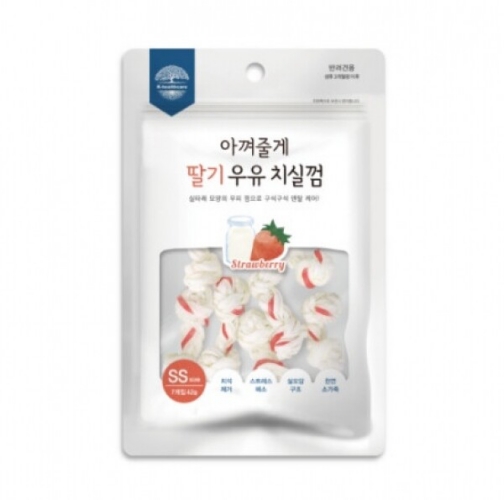 아껴줄게 우유치실껌(딸기)SS-7p